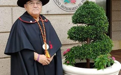 Manuel Viegas conselheiro das Comunidades da FLORIDA e Confrade da Confraria Saberes e sabores da Beira Grão Vasco